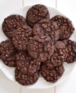 cookies al doppio cioccolato