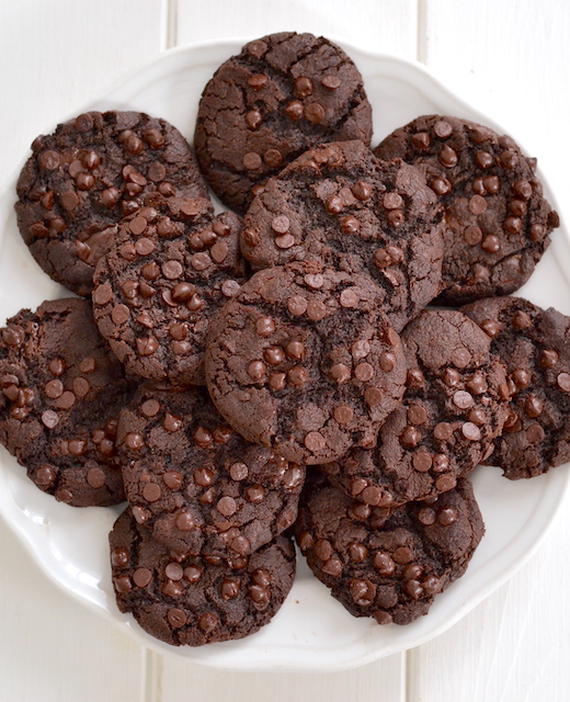 cookies al doppio cioccolato
