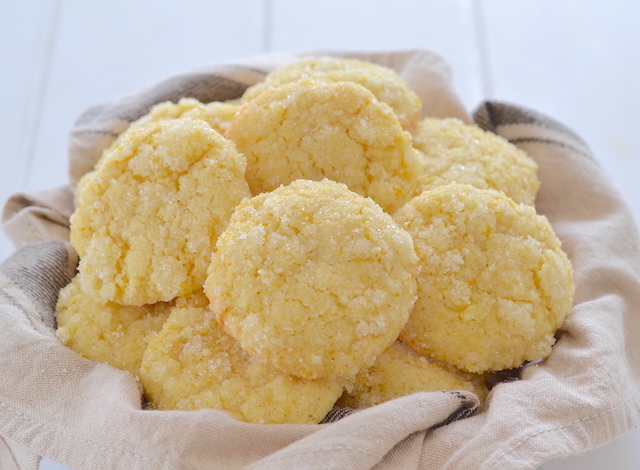 cookies al limone serviti