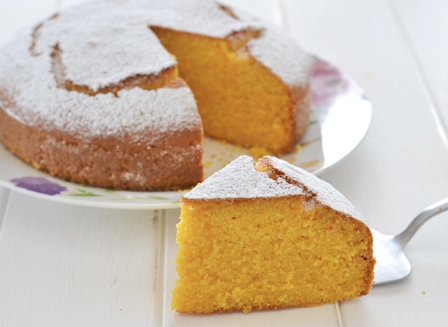 torta di carote con farina di riso