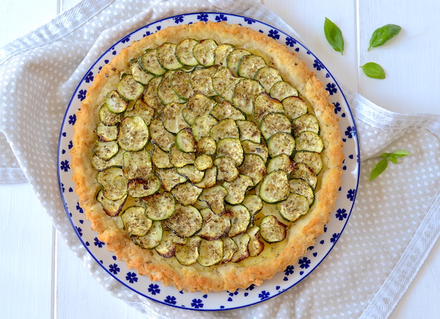 torta salata di zucchine